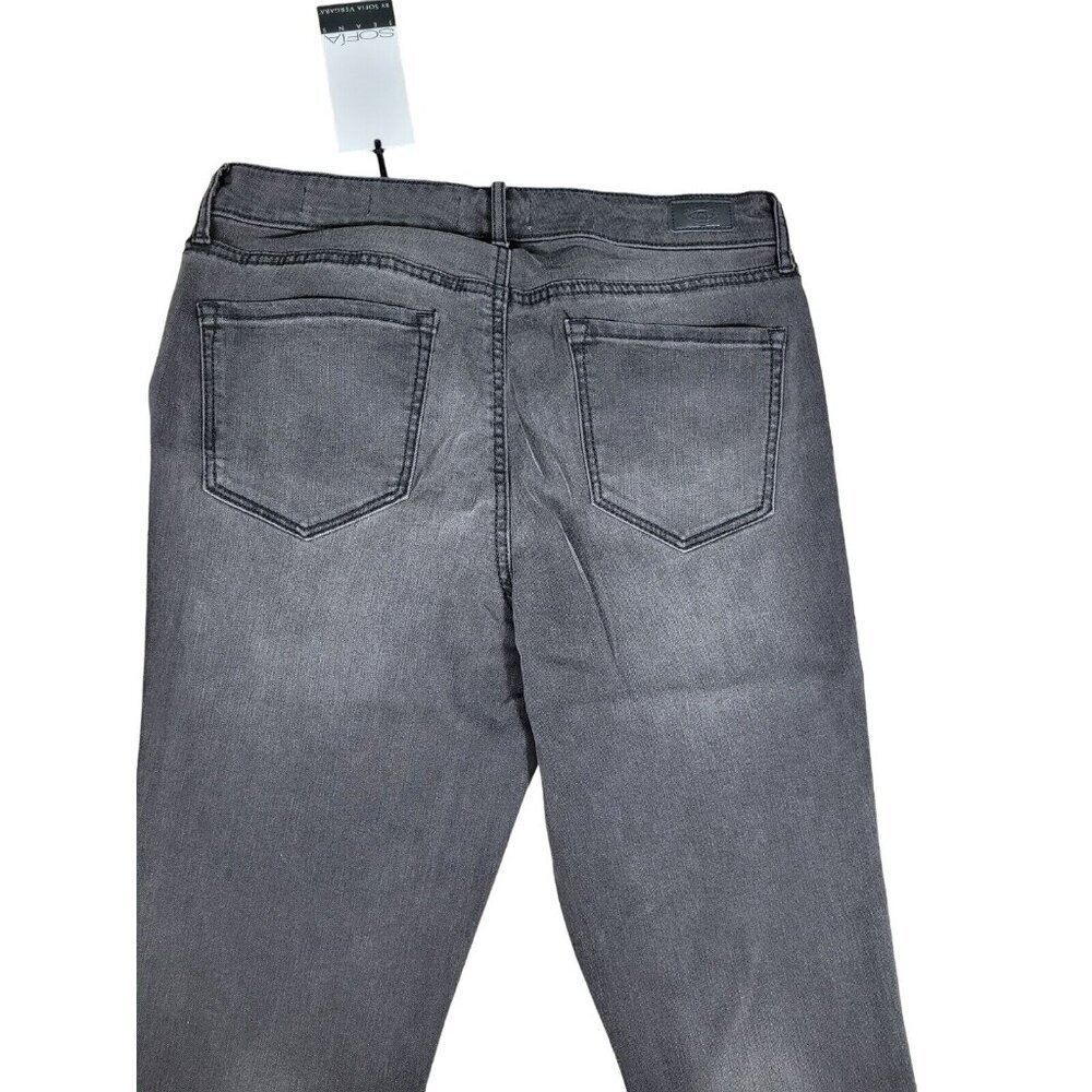 Sofia Vergara Womens Jeans Size 14 Skinny Ankle Stretch black NWT (32) - Picture 5 of 12